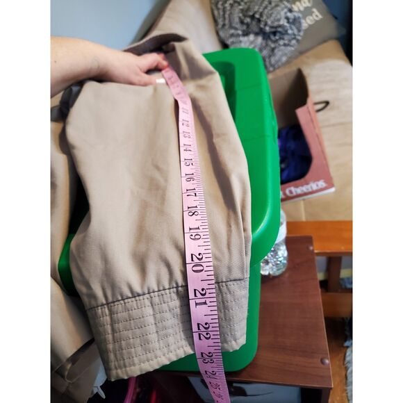 1980s Fleetstreet Size 14 Khaki Trench Coat Women’s Tan Vintage Jacket Classic - Picture 10 of 10